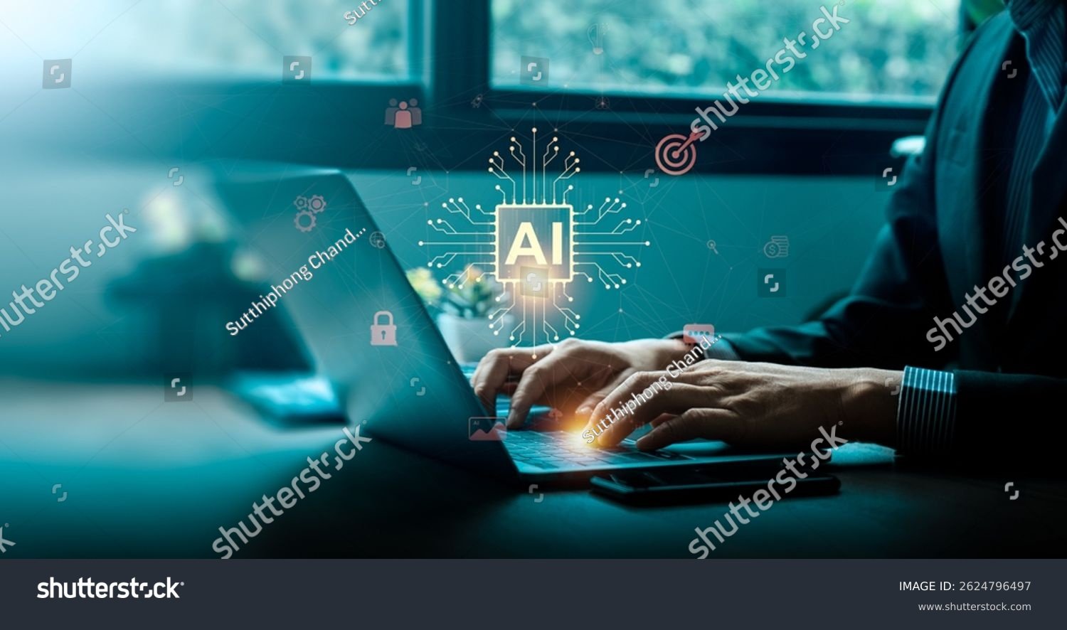 AI Professional working with technology